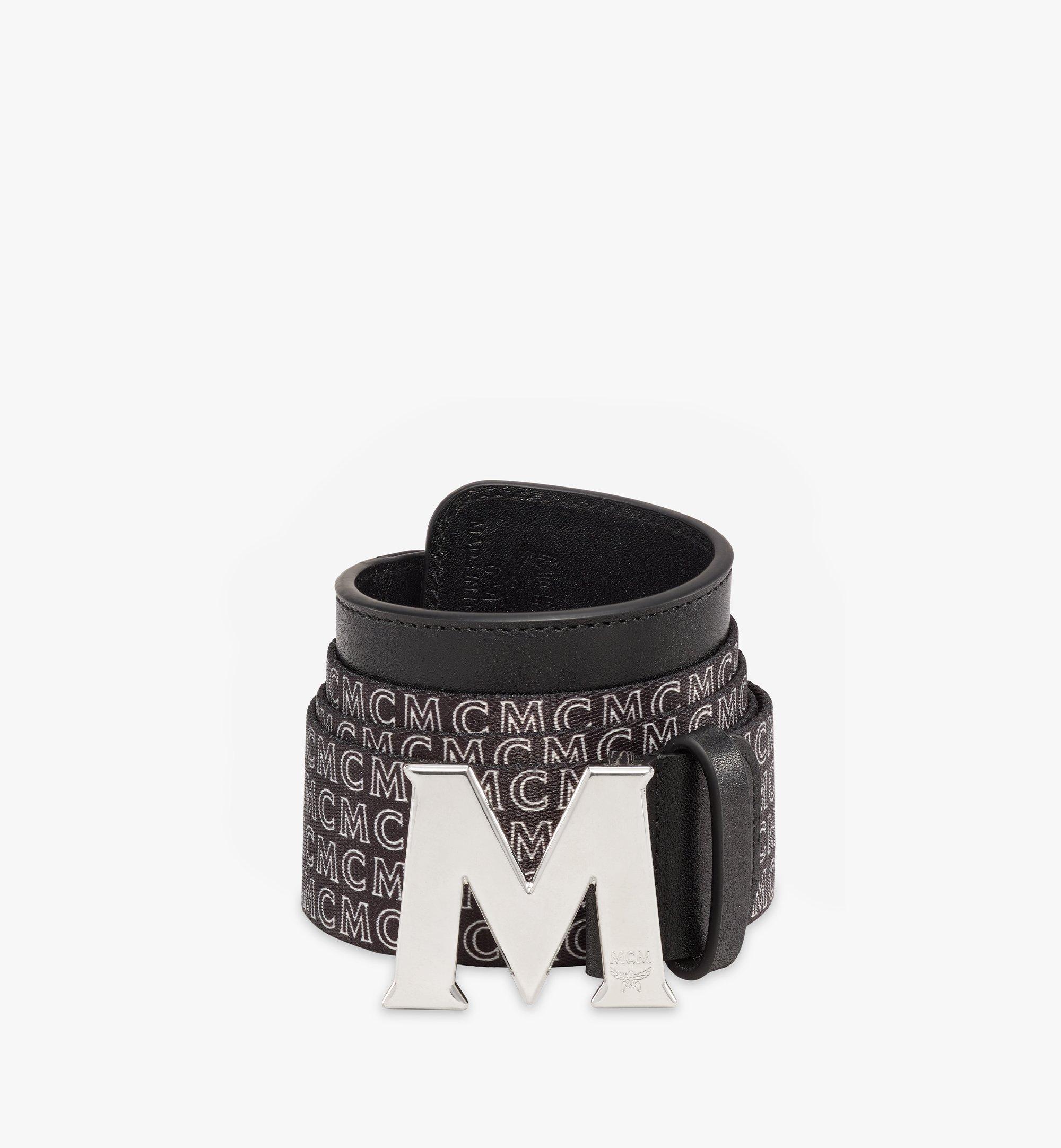 Claus M Monogram Webbing Belt 1.5” 1